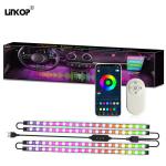Magic Car Usb Rgbic Led Strip Lights Underfoot Car Voice Control Addressable