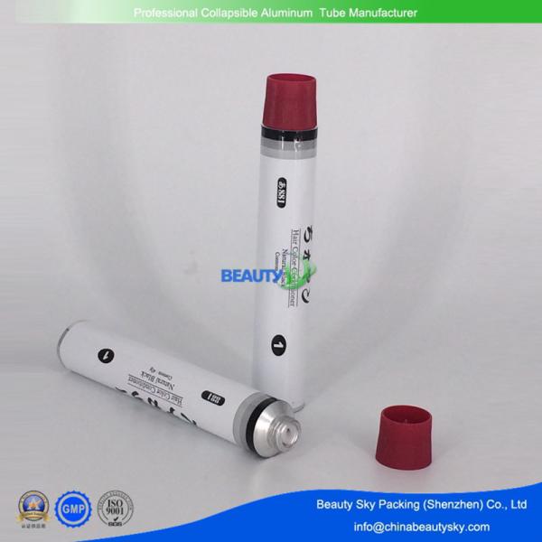 PH>7 Plastic inside Aluminum tube Dia. 25mm for Hair Color cream with big screw