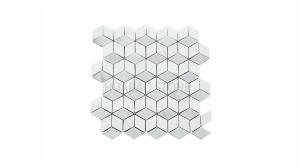 Wholesale Easy Cleaning White Marble Tiles , Marble Mosaic Tile Wide Color Schemes from china suppliers