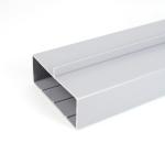 Plastic Square Cable Trunking Wiring Mangements PVC Profiles
