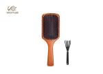 Oval Shape Wooden Handle 3 Inch Paddle Brush For Curly Hair