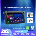 GPS VW Car Radio With Bluetooth / USB Port / Rearview Camera