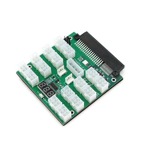 ATX 16x 6Pin Power Supply Breakout Board Adapter For Dell Brand / PSU / BTC