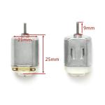 Faradyi Customized FR130 3V 6V High Speed Dual Shaft Slot Car Dc Motor 20mm