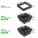 Support Room Space Selection Plastic Plant Tray for Home Garden Flower Pot and