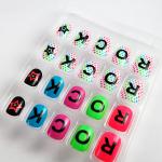 English letters Kids Colorful Fake Nails , Childern Candy Fashion Fake Nails
