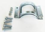 5 Inch Heavy Duty Steel Pipe Clamps Grip Collar Couplings Support Clip