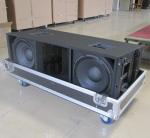 High Power Line Array Sound System For Concert And Outdoors , Black Color