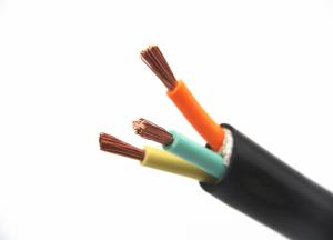 Wholesale 300/1100V Pvc Flexible Cable , Flexible Power Cable Customized Core Colours from china suppliers