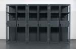 Military , Gym Heavy Duty Storage Locker , Steel Ventilated Wire Mesh Partitions