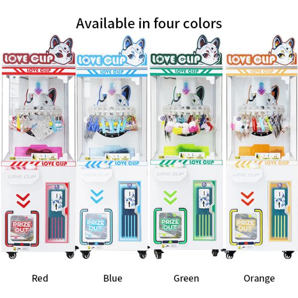 Playfun Coin-Operated Game Machine Starry Love Clip Machine Probability Controllable Prize Clip Snack Gift Vending Machine