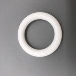 Chemical Resistant PTFE flat rubber o rings Custom Size / Color / Hardness