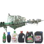 6000 Bottles Per Hour Dishwasher Liquid Detergent Bottling Line with 10 Capping