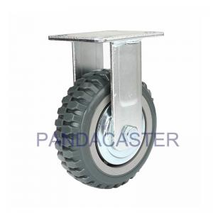 Wholesale Anti Slip Rigid Heavy Duty Caster 6 Inch Polyurethane Wheel Top Plate Casters from china suppliers
