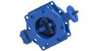 PN10 PN16 PN25 Rubber Seat Double Eccentric Butterfly Valve