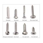 OEM Customized Blue Finish Stainless Steel Self-Tapping Screws for Metal