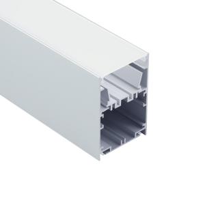 Wholesale Office Lighting Alu Anodized Suspended LED Profile PC Cover U Shape from china suppliers