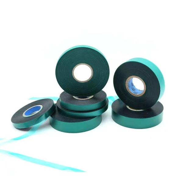 Green Color Marking Nylon Cable Tie Glue Plastic Binding Tie Warning Tape