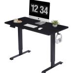 Commercial Furniture SPCC Steel Frame Ergonomic Electric Stand Up Desk for Home