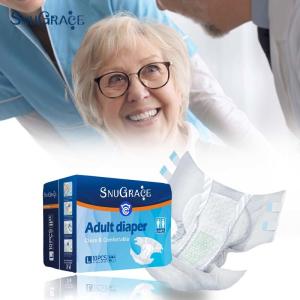 Wholesale 6000ml Absorption Diapers For Adults with Thickened Composite Base Film by SnuGrace from china suppliers