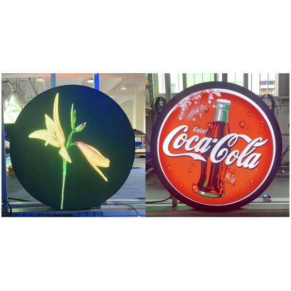 Logo Sign Circle Round LED Display Diameter 1.5 M LEDdisplay
