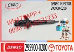 Fuel Injector 295900-0200 For DENSO Toyota 23670-30440 23670-30450