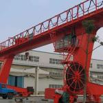 Outdoor Plant 20T L Shape Box Hook Hydraulic Gantry Crane