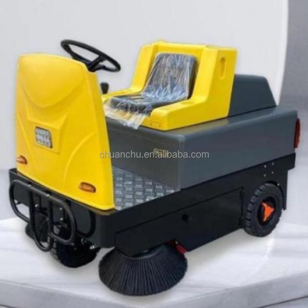 Ride On Electric Vacuum Sweeper for Road Cleaning and Energy Type Pure Electric