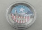 Metal Air Force One Coin / Zinc Alloy Personalized Enamel Coins with Antique
