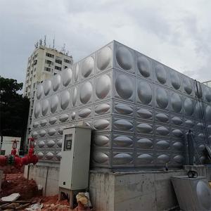Wholesale Healthy Cubic Water Tank SUS304 / SUS316 Material Silver Color Food Grade from china suppliers