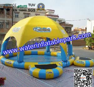 Wholesale PVC Flexible Kids Cool Inflatable Pool Toys With Tent Cover from china suppliers