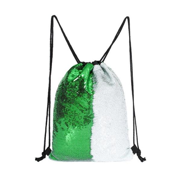 Sublimation Printing Mermaid Sequin Reversible Backpack Sublimation Drawstring Bags Blanks