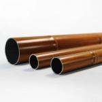 customized 6063 natural bamboo wood grain extrusion aluminum alloy profile