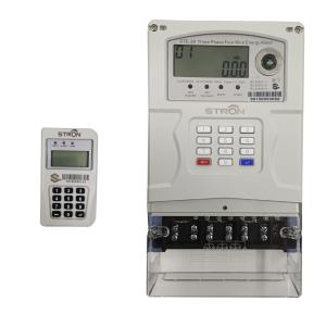 Wholesale 10A 4000imp/KWh Smart Prepaid Electricity Meter Three Phase With CIU from china suppliers