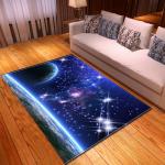 1.2*1.6m Starry Sky New Cartoon Big Carpet Source Wholesale Feather ins Style