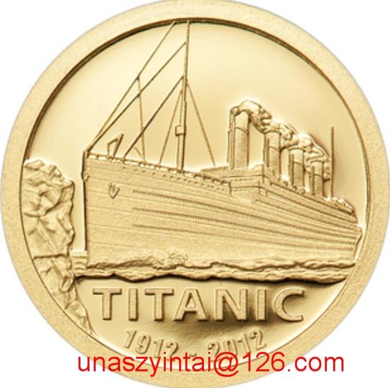Canada Titanic Silver Coin with Treasures