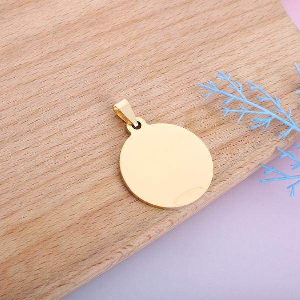 20mm,25mm,30mm,35mm Custom circle round stainless steel stamped blank metal pet tags