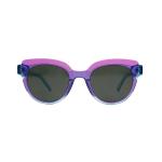 Colored Acetate Circle Frame Sunglasses flexible Gradient Customised