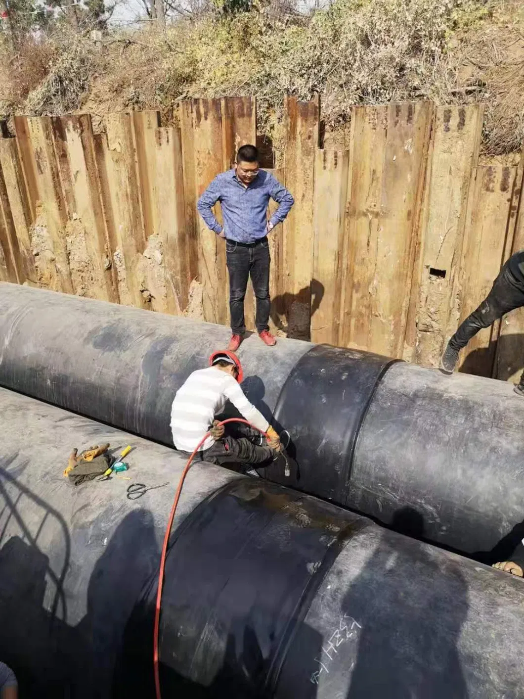 HDPE Pipe Electro-Fusion Tape for Thermal Crude Oil Pre-Insulated Pipeline Girth Weld