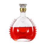 Luxury Clear 700ml Whisky Glass Bottle with Cap Unique Shaped XO Wine Glass