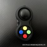6 Sides Finger Fidget Toy 6.5cm 10 colors for adults depressions