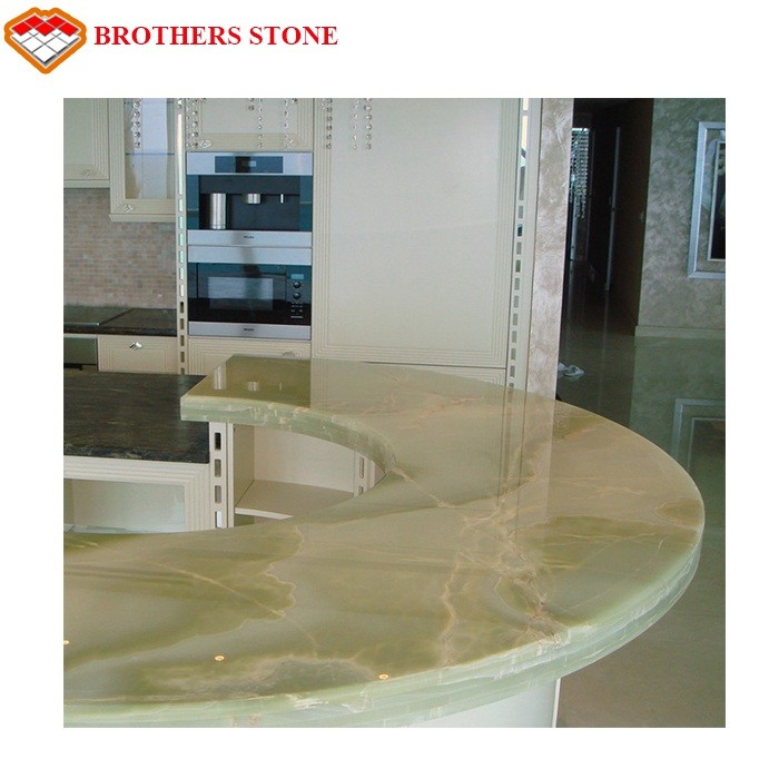 Wholesale Brothers Stone Luxury Green Onyx Light Green Onyx Table Top from china suppliers