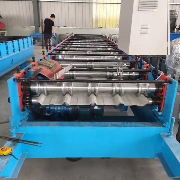 8-10m/min Productivity Roof Panel Step Tile Roll Forming Bending Machine