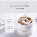 Natural Organic Oat Niacinamide Body Scrub Exfoliating Anti Aging Cellulite Dead
