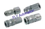 35 Bar Threaded Legris 9214 Metal Galvanized Pneumatic Tube Fittings