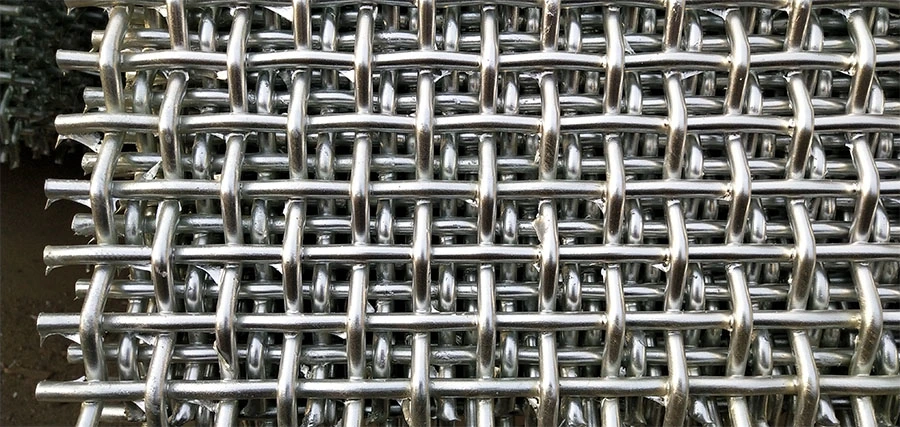 Stainless Steel Crimped Wire Mining Sieve Vibrating Screen Mesh