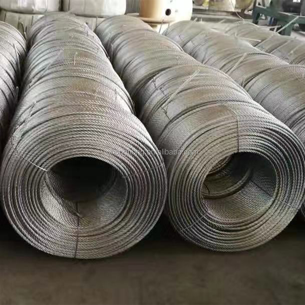 12mm 6x12 7FC Galvanized Steel Wire Rope for Crane and Lifting Equipment Tolerance ±1% OEM Corrosion Resistant