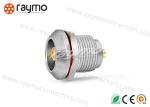 Outdoor Application Coax Compression Connector Straight PCB Contacts Watertight