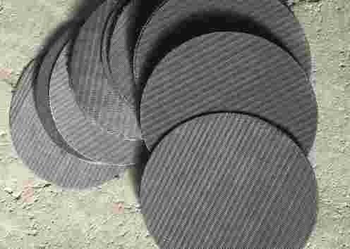 5mm Metal Mesh Filter Screen 600mm Black Cloth Multi Layer Spot Welding Extruder