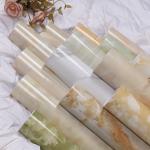 Waterproof Peel Stick Marble High Glossy Wallpaper for Household Refurbishment
